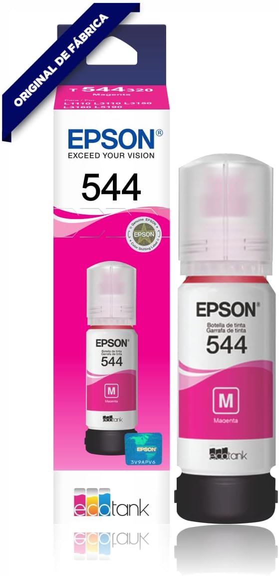 Tinta Epson Original T544-al Ecotank L1110/l3110/l3150/l5190