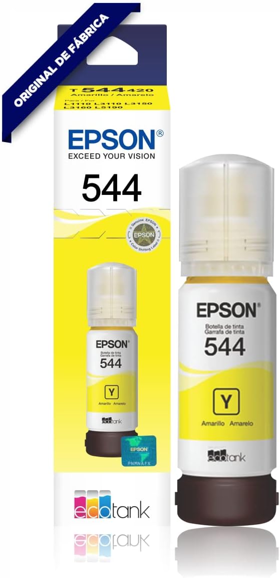 Tinta Epson Original T544-al Ecotank L1110/l3110/l3150/l5190