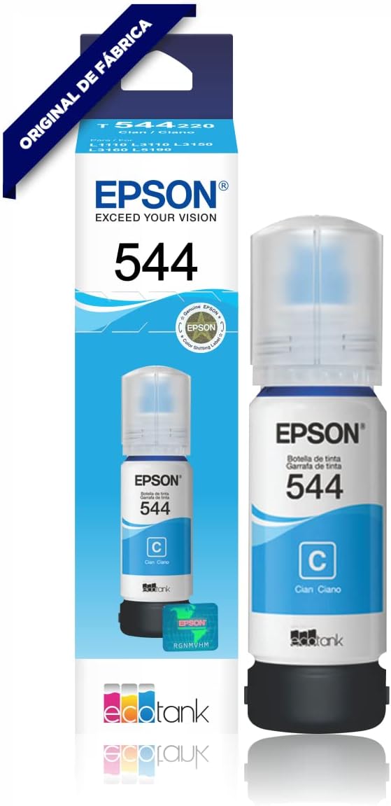 Tinta Epson Original T544-al Ecotank L1110/l3110/l3150/l5190