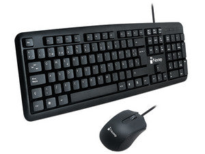 Paquete Teclado y Mouse Nextep Alámbrico USB