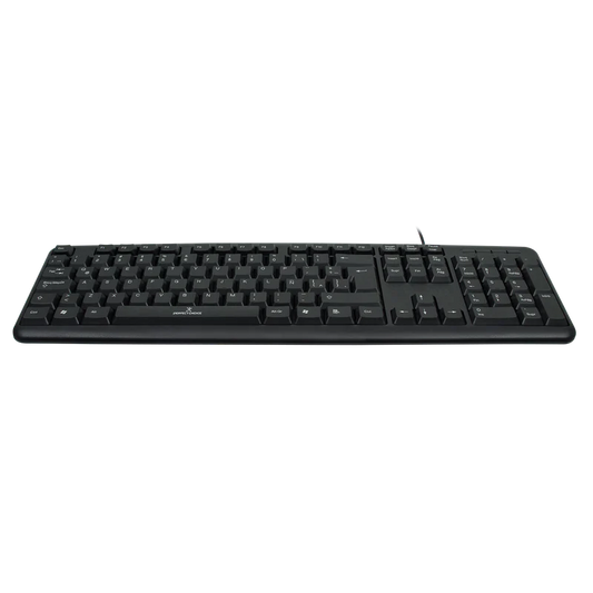 Teclado Perfect Choice Básico Alámbrico USB Color Negro