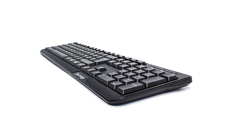 Teclado Vorago KB-102 Multimedia Usb Negro